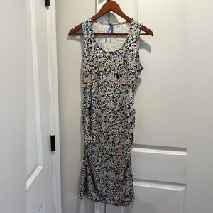 Seraphine ruched maternity dress